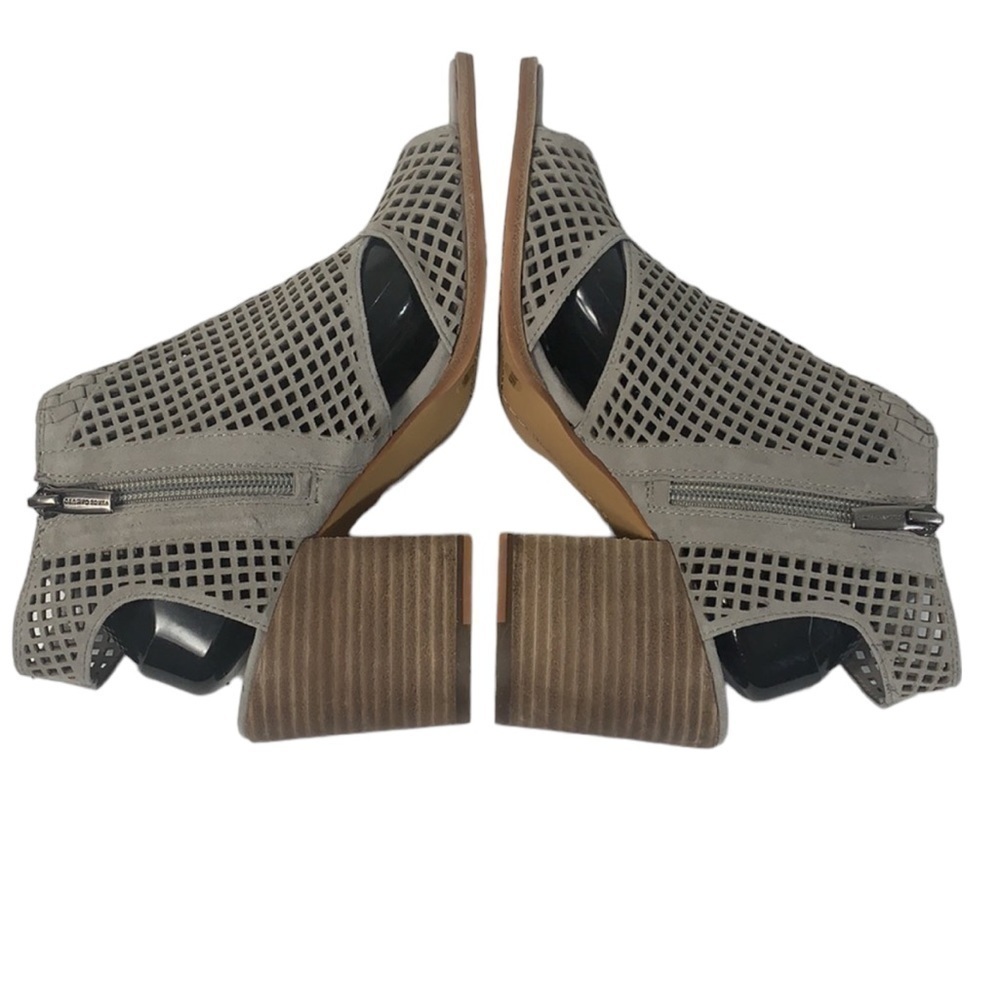 - NWOB Grey Vince Camuto Kampbell Mesh Cutout Bootie - Picture 7 of 11